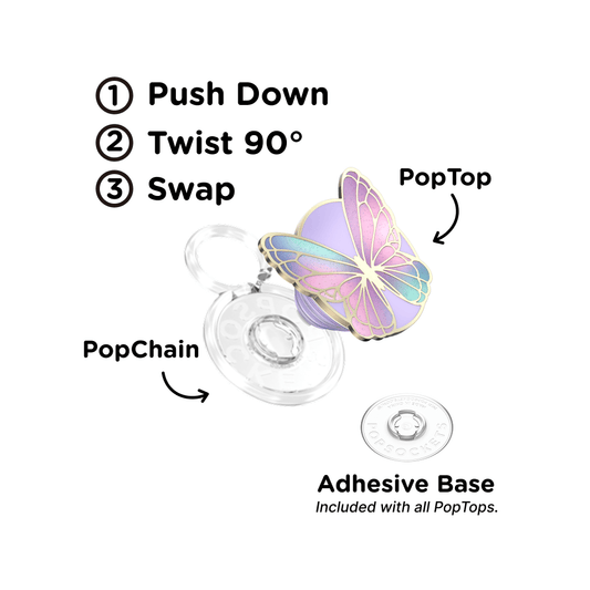 Enamel Butterfly Prism — PopTop - US 64905