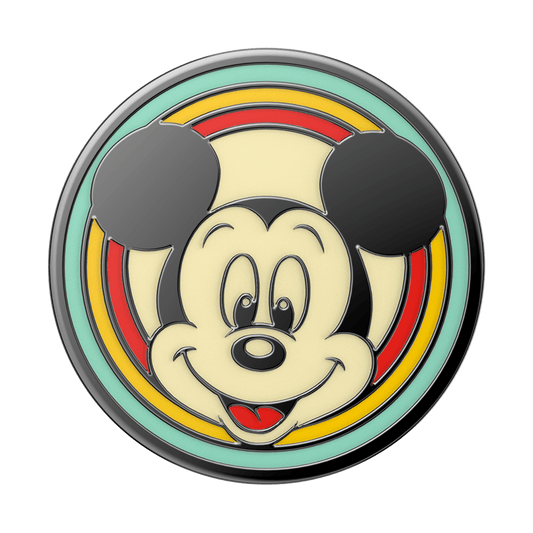 Enamel Vintage Mickey Mouse — Adhesive PopGrip - US 24239