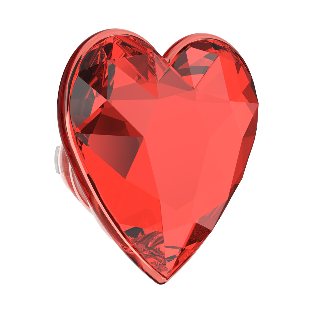 Crystal Heart Rosso — MagSafe PopGrip - US 66273