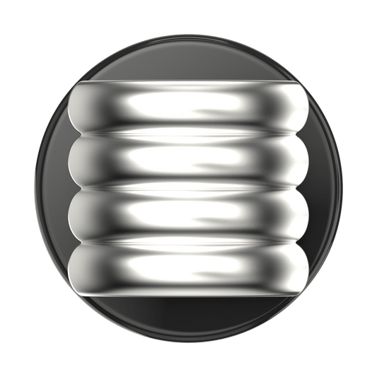 Enamel Puffy Stack Silver — MagSafe PopGrip - US 48007