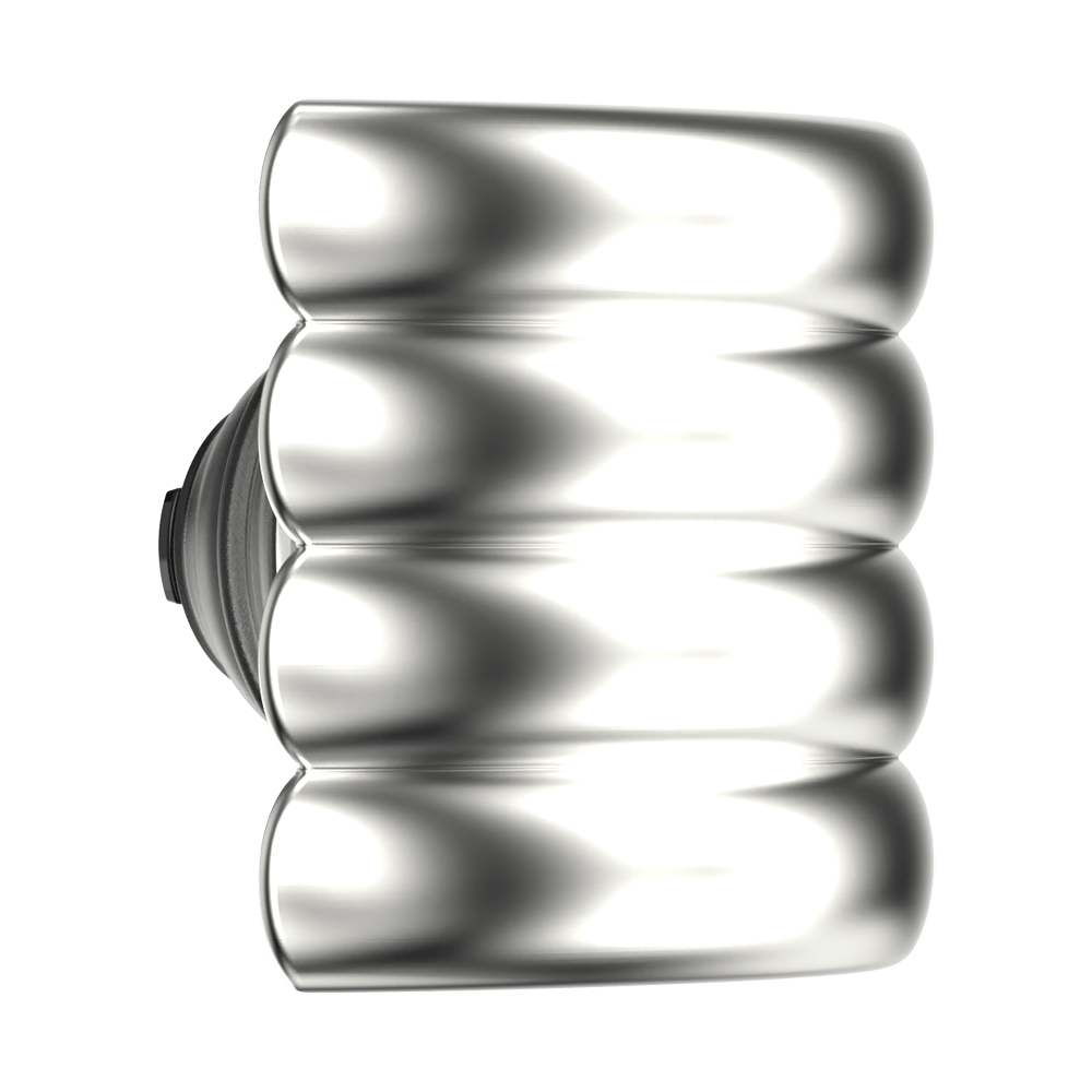 Enamel Puffy Stack Silver — MagSafe PopGrip - US 48007