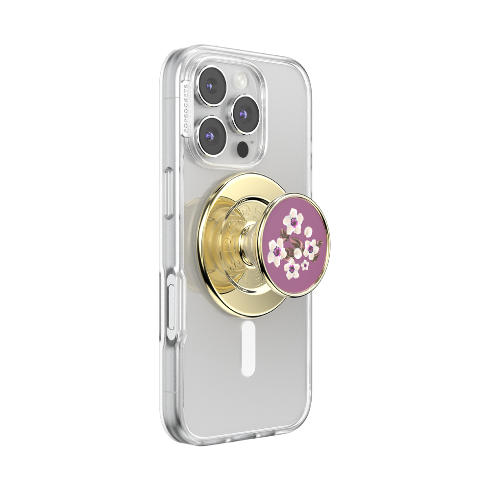 Enamel Floral Mauve — MagSafe PopGrip - US 24236