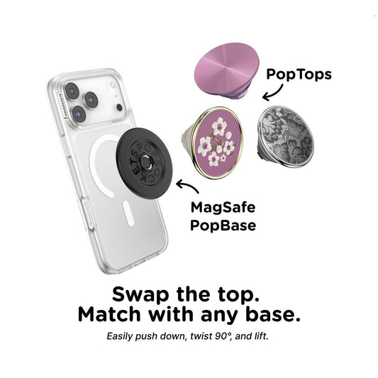 Enamel Floral Mauve — PopTop - US 78795