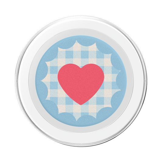 Gingham Heart — MagSafe PopGrip - US 17148