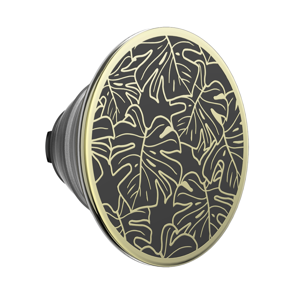 Enamel Monstera Black — MagSafe PopGrip - US 19917