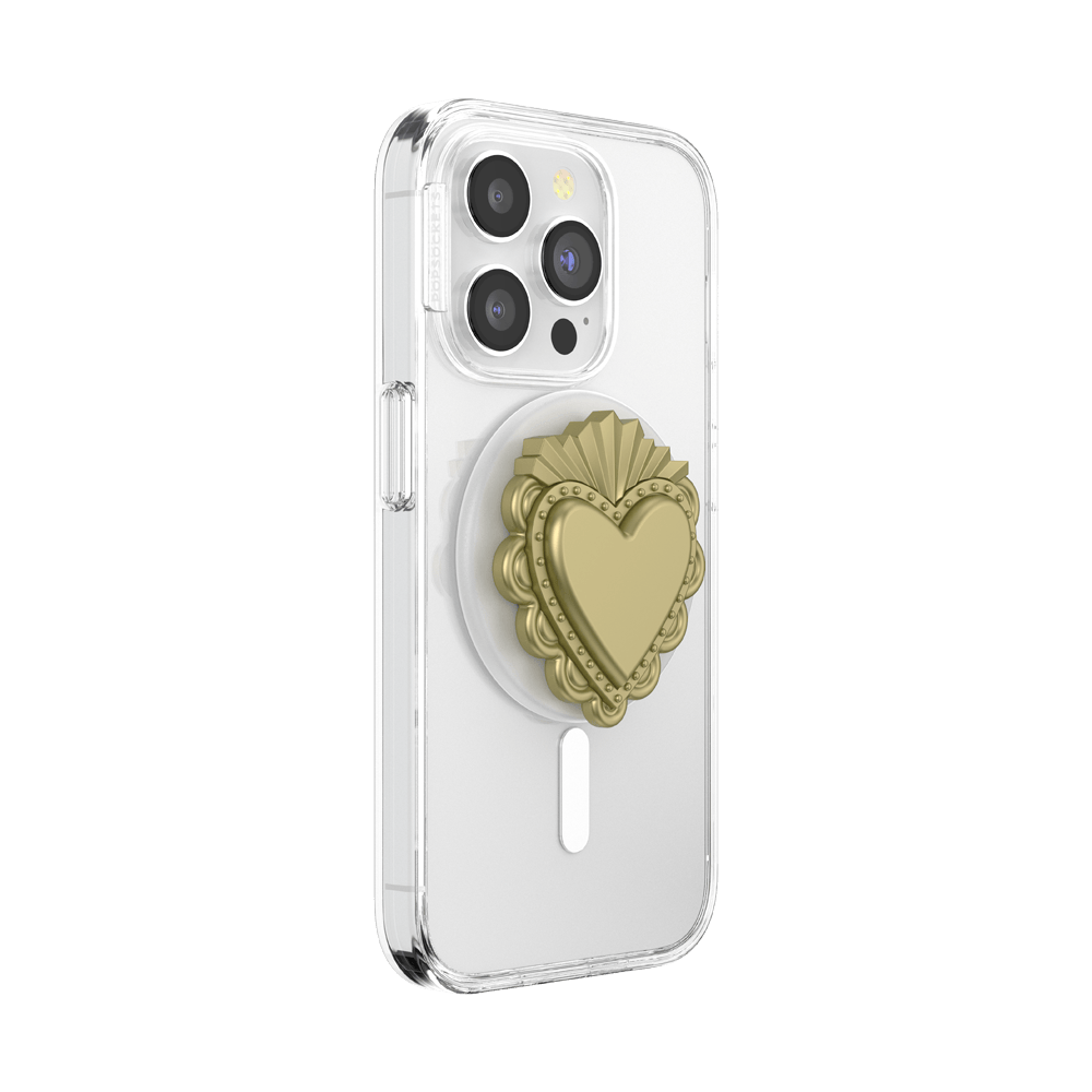 PopOut Sacred Heart Gold — MagSafe PopGrip - US 16465