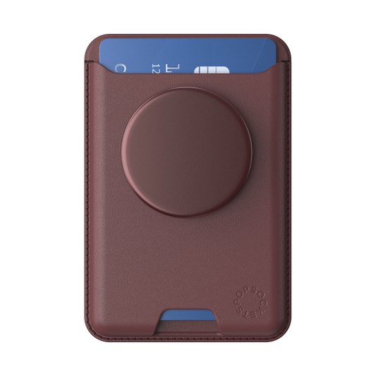 Aluminum Oxblood — Softgoods MagSafe PopWallet+ - US 24881