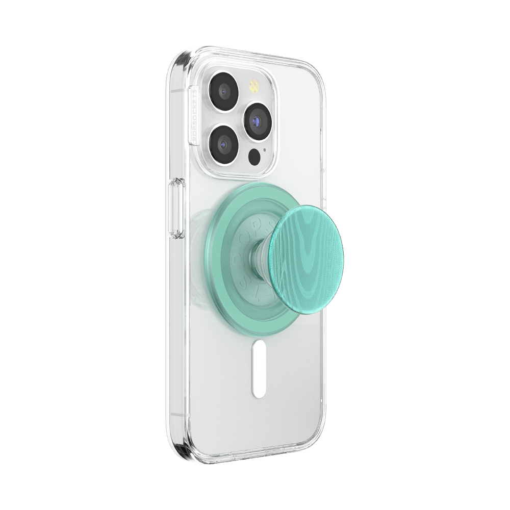 Aluminum Moire Turquoise — MagSafe PopGrip - US 98402