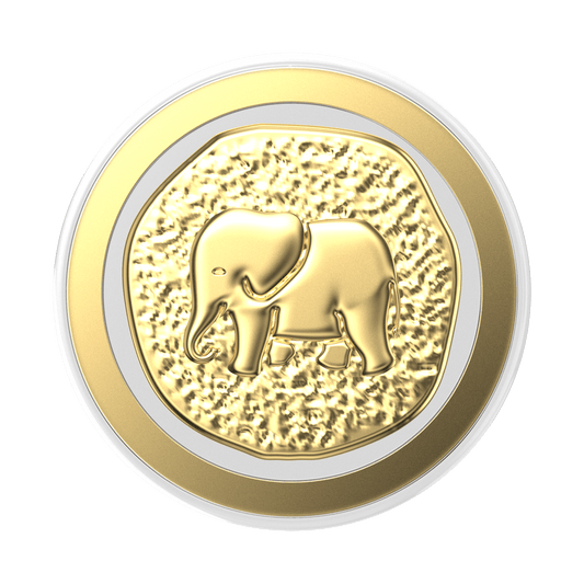 Enamel Elephant Token — MagSafe PopGrip - US 07130