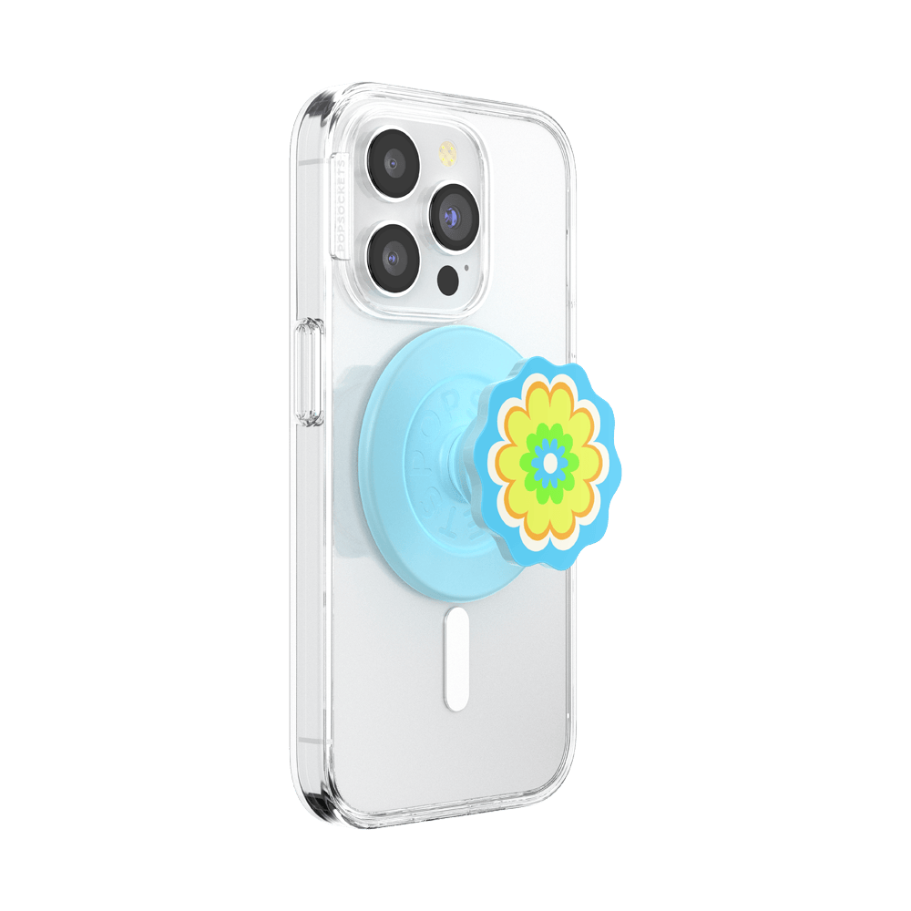 Molded Flower Kaleidoscope Blue — MagSafe PopGrip - US 15973