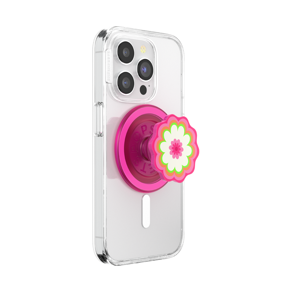 Molded Flower Kaleidoscope Pink — MagSafe PopGrip - US 16875