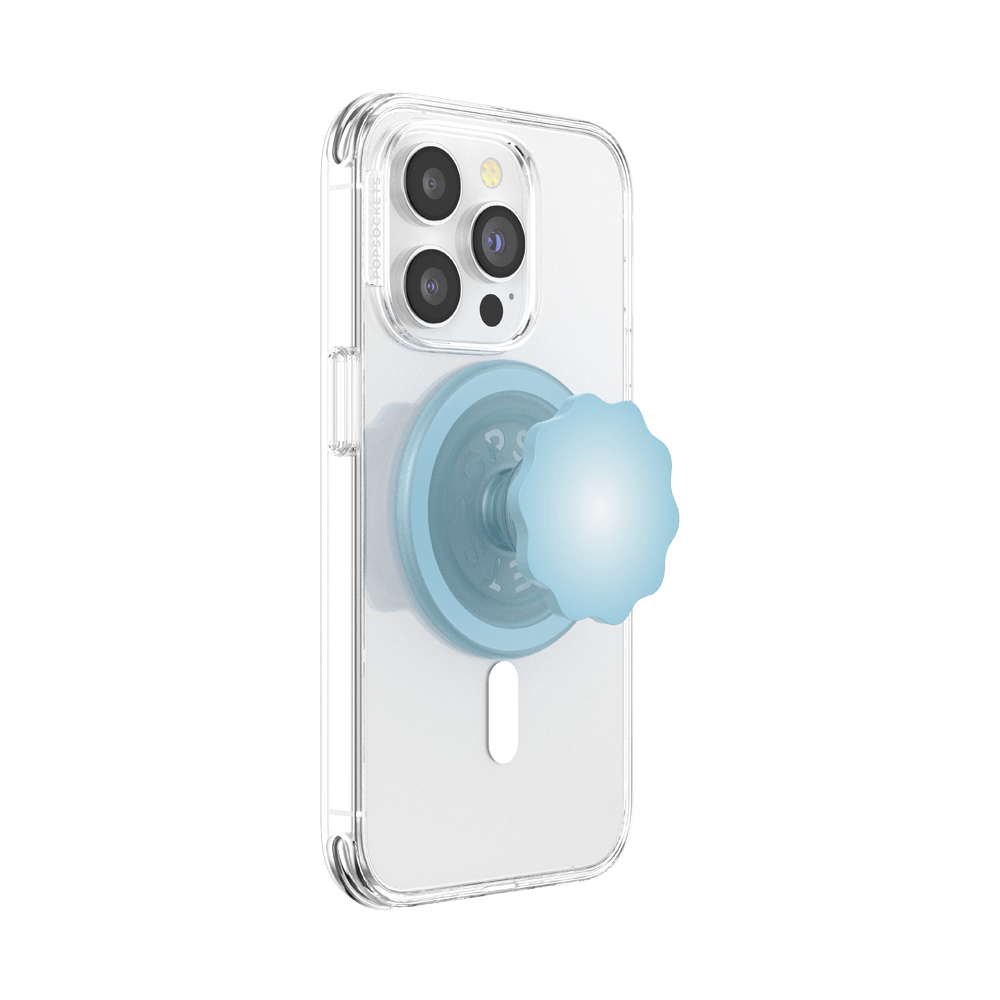Molded Flower Blue Sigh — MagSafe PopGrip - US 82497