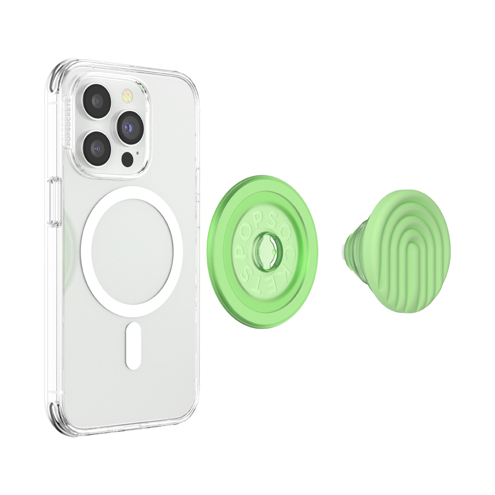 PopOut Curves Matcha Dew — MagSafe PopGrip - US 03746