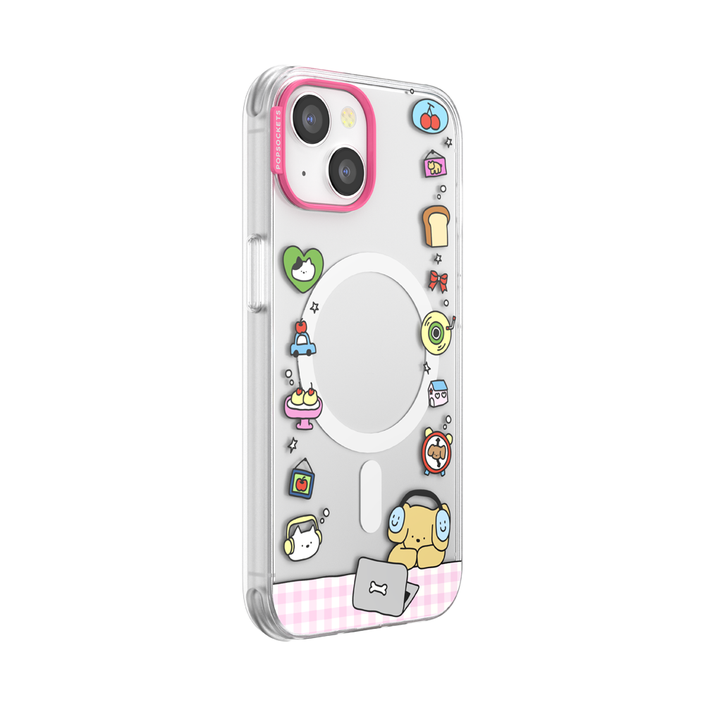 Dog Typing — iPhone 14 MagSafe Case - US 48103