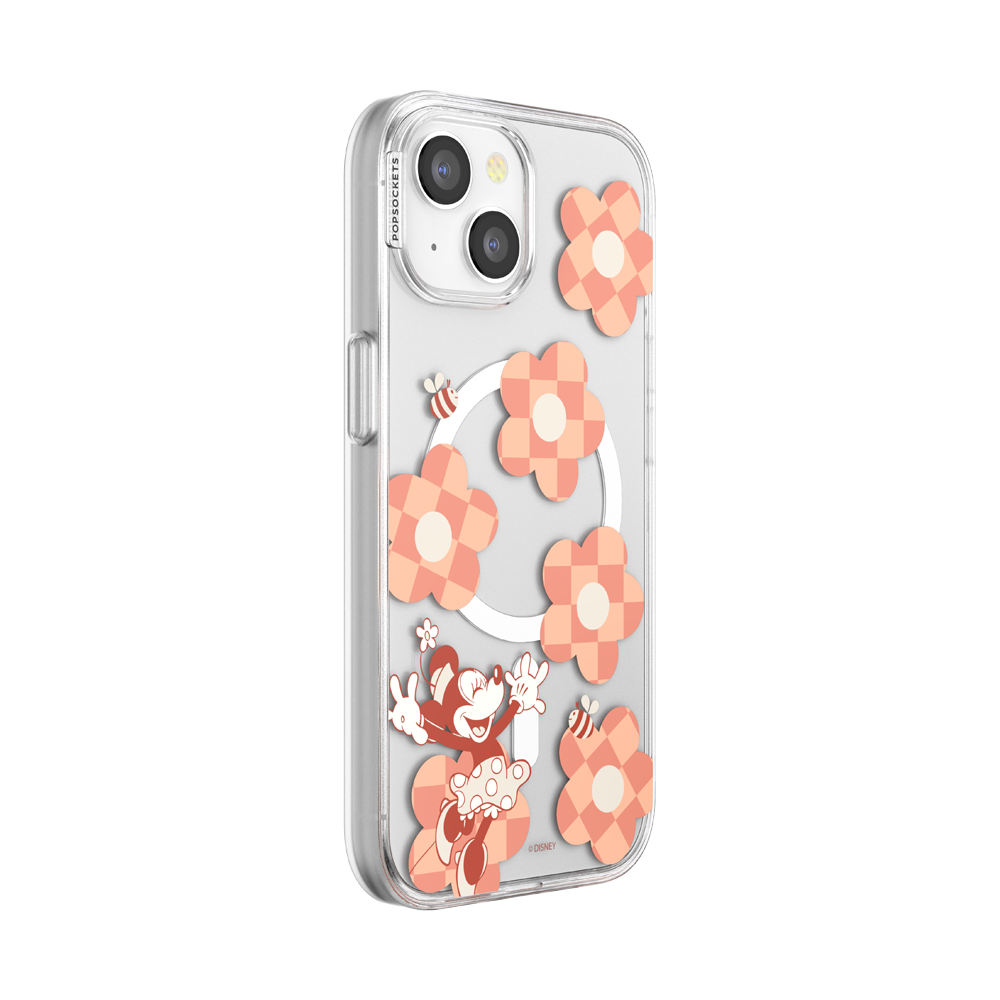 Minnie Checkered Flower — iPhone 15 MagSafe Case - US 64797