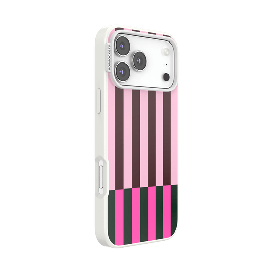 Pop of Pink Stripe — iPhone 17 Pro Max MagSafe Case - US 50008