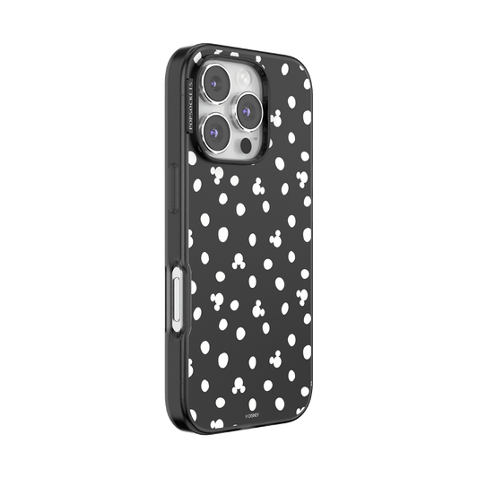 Translucent Black Mickey Polka Dot — iPhone 16 Pro MagSafe Case - US 47638