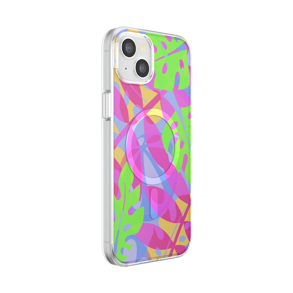 Boca Palms Pink — iPhone 15 Plus MagSafe Case - US 80961