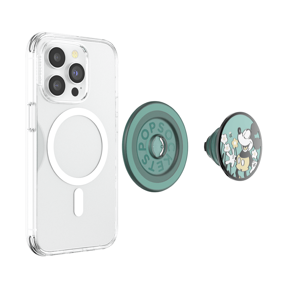 Tonal Flower Mickey — MagSafe PopGrip - US 64724