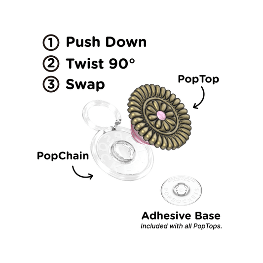 Enamel Stamped Pink — PopTop - US 27962