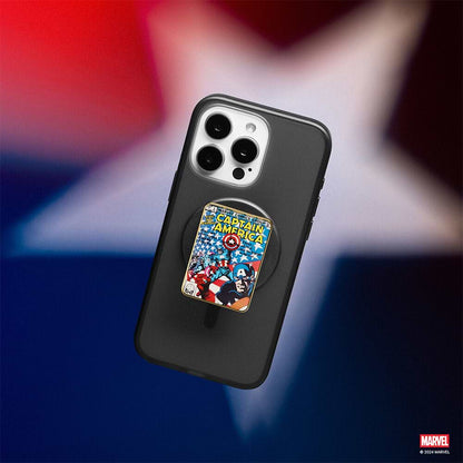 Enamel Captain America Comic Book — MagSafe PopGrip - US 77619
