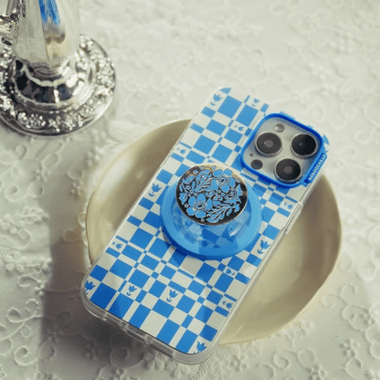 Enamel Lace Blue Vermeer — MagSafe PopGrip - US 04166