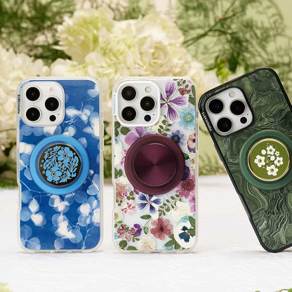 Enamel Floral Relief — MagSafe PopGrip - US 28210