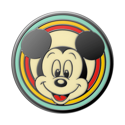 Enamel Vintage Mickey Mouse — Adhesive PopGrip - US 93188