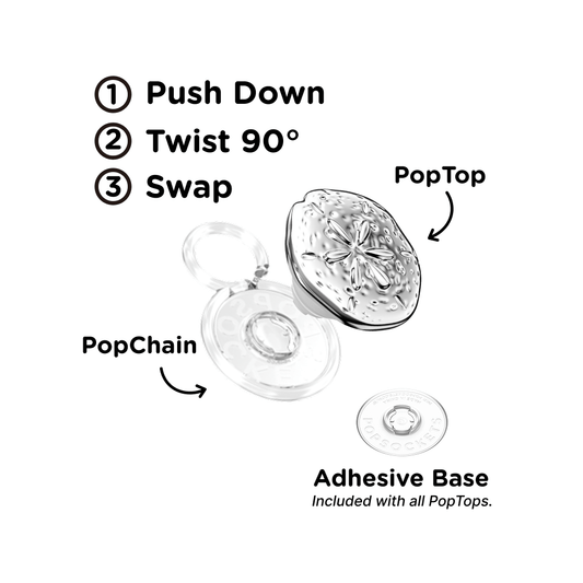 Enamel Silver Dollar — PopTop - US 14204