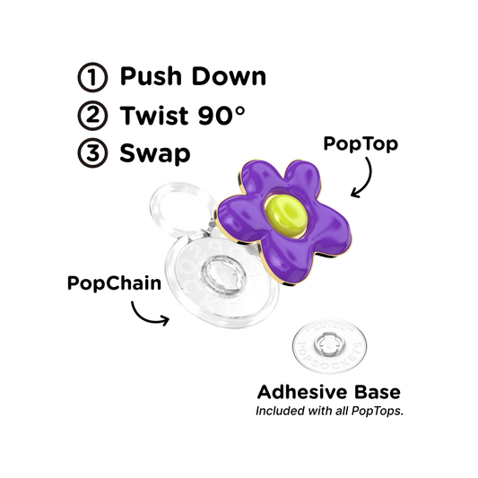 Enamel Wonky Daisy — PopTop - US 70005