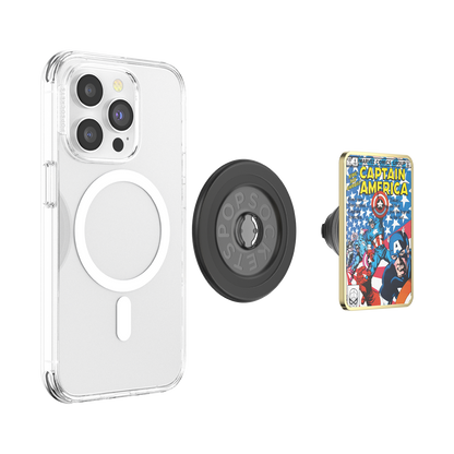 Enamel Captain America Comic Book — MagSafe PopGrip - US 38327