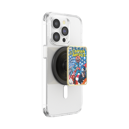 Enamel Captain America Comic Book — MagSafe PopGrip - US 93567