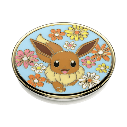 Floral Eevee Enamel — Adhesive PopGrip - US 82702
