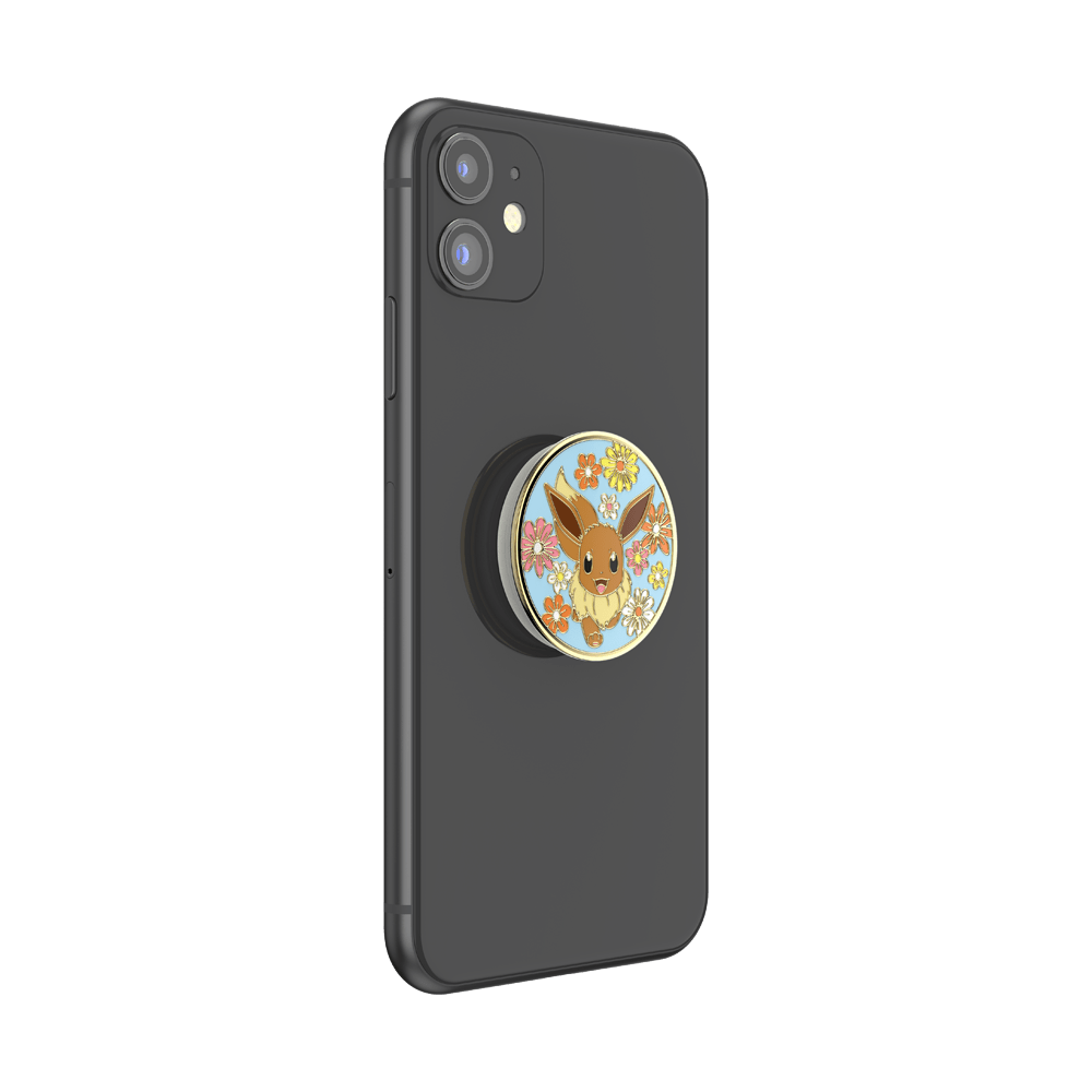 Floral Eevee Enamel — Adhesive PopGrip - US 80052