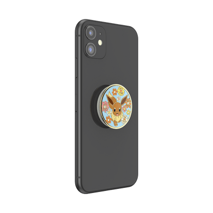Floral Eevee Enamel — Adhesive PopGrip - US 82702