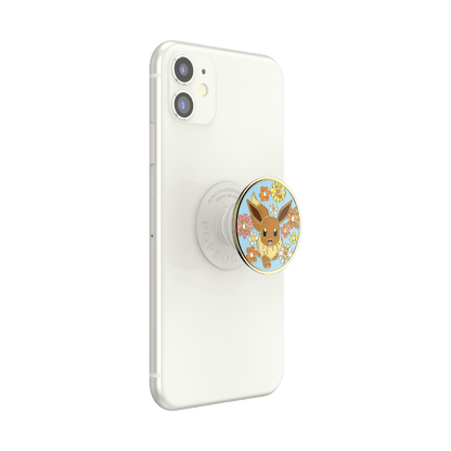 Floral Eevee Enamel — Adhesive PopGrip - US 82702