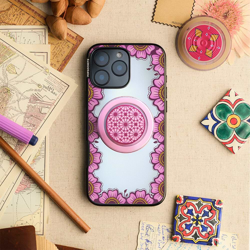 Bonita Border Pink — iPhone 16 MagSafe Case - US 37657