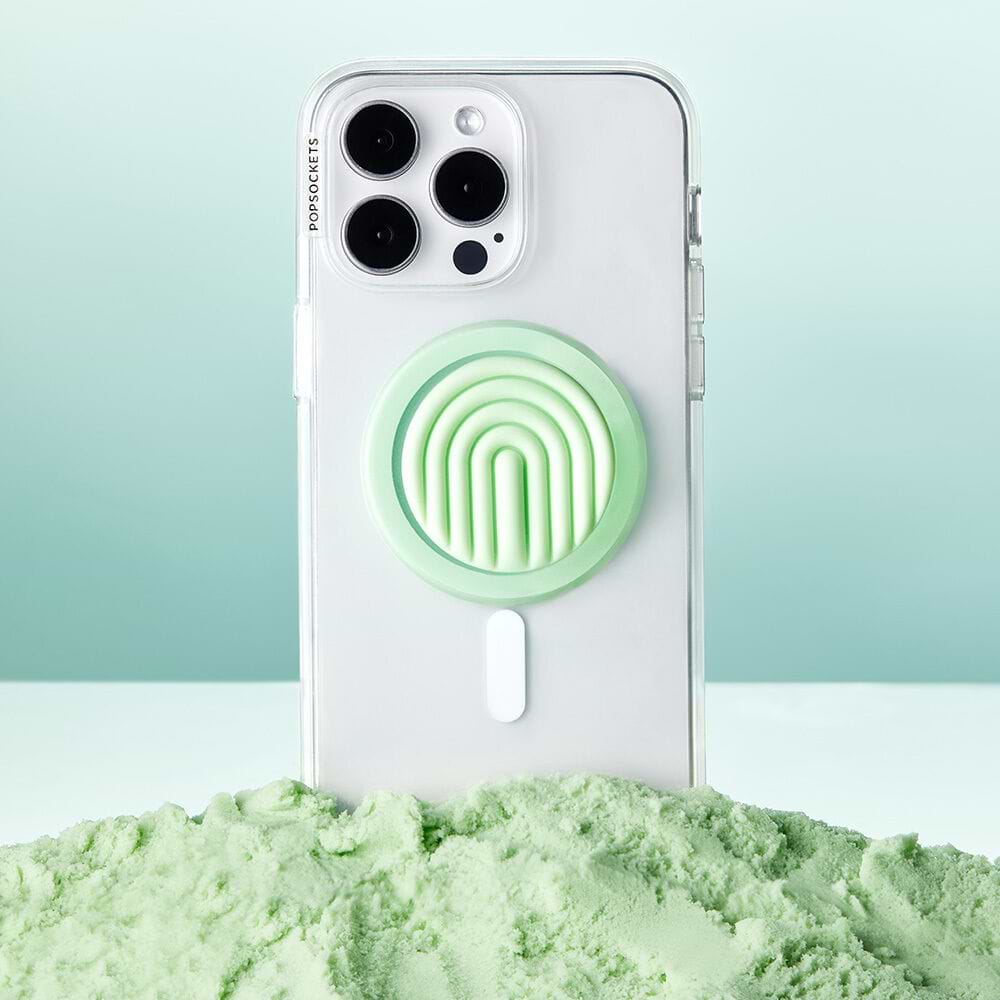 PopOut Curves Matcha Dew — MagSafe PopGrip - US 23208