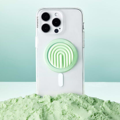 PopOut Curves Matcha Dew — MagSafe PopGrip - US 23208