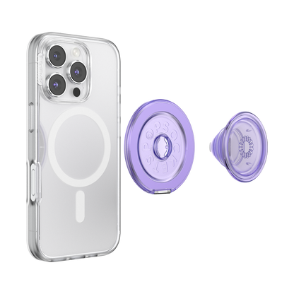 Translucent Dusty Purple — MagSafe Kick-Out Grip & Stand - US 08535