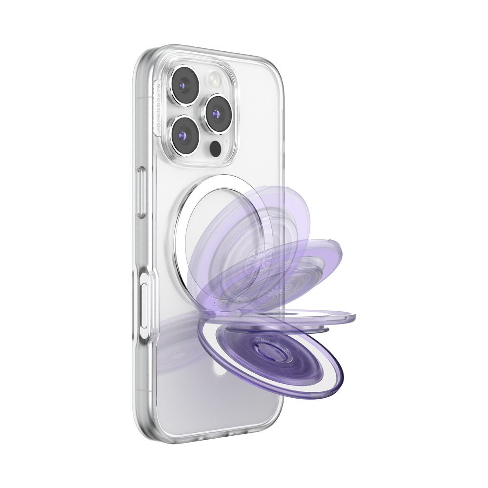 Translucent Dusty Purple — MagSafe Kick-Out Grip & Stand - US 03987
