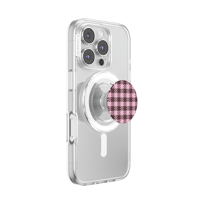 Black Cherry Gingham — MagSafe PopGrip - US 66672