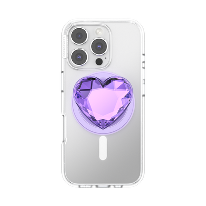 Crystal Heart Lavender —  MagSafe PopGrip - US 91218