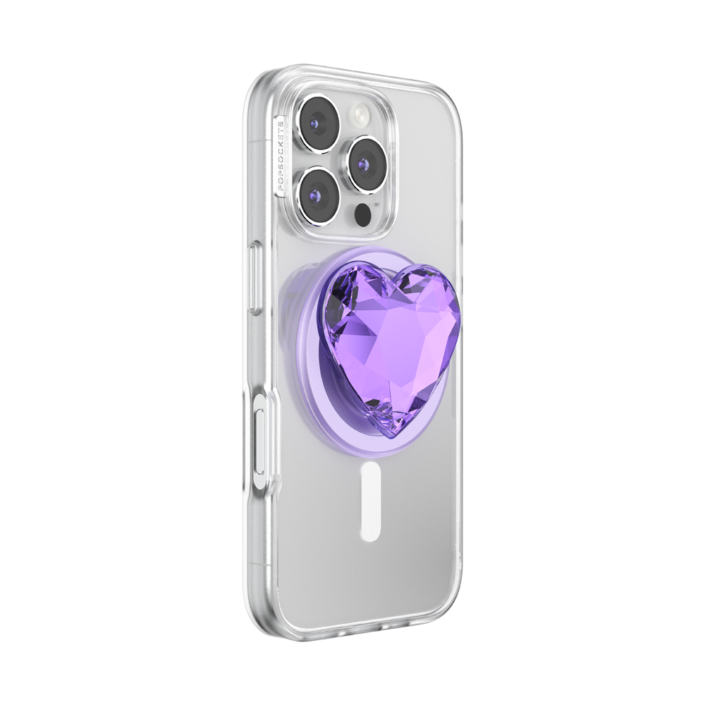 Crystal Heart Lavender —  MagSafe PopGrip - US 40776