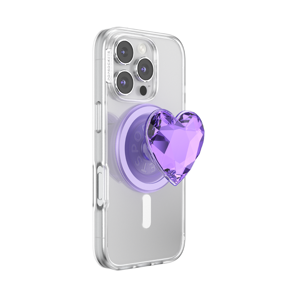 Crystal Heart Lavender —  MagSafe PopGrip - US 82984