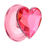 Crystal Heart Neon Pink —  MagSafe PopGrip - US 73127