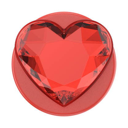 Crystal Heart Rosso —  MagSafe PopGrip - US 26862