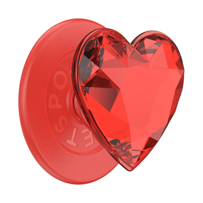 Crystal Heart Rosso —  MagSafe PopGrip - US 26862