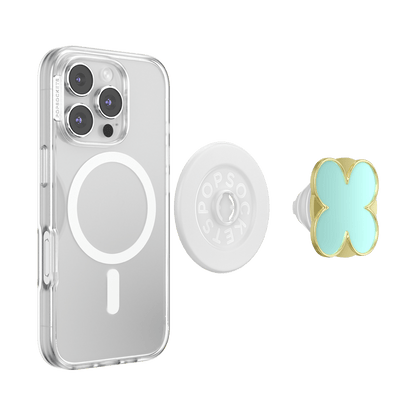Enamel Clover Mint — MagSafe PopGrip - US 54189
