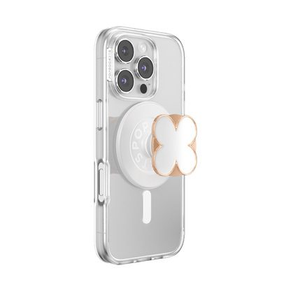 Enamel Clover Rose Gold — MagSafe PopGrip - US 69930